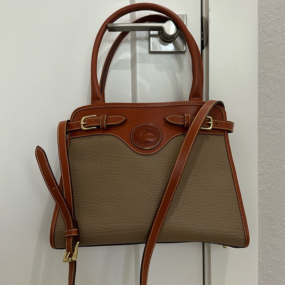 Dooney & Bourke Slim Satchel Taupe